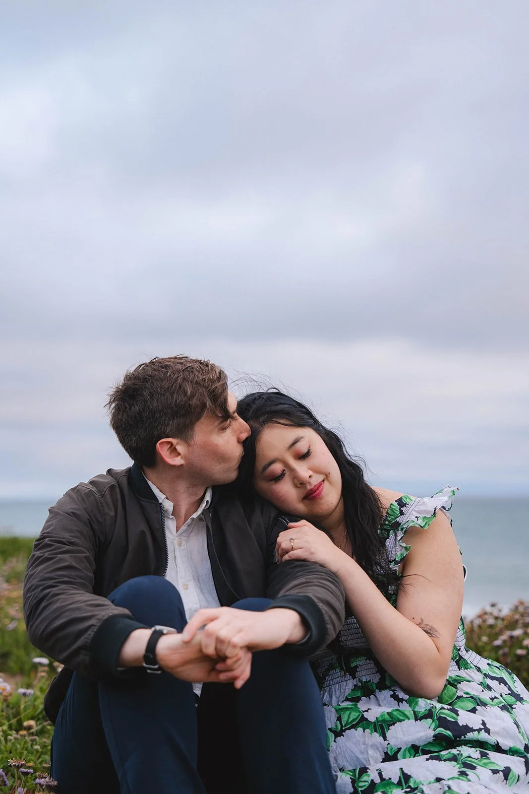 Engagement session portrait