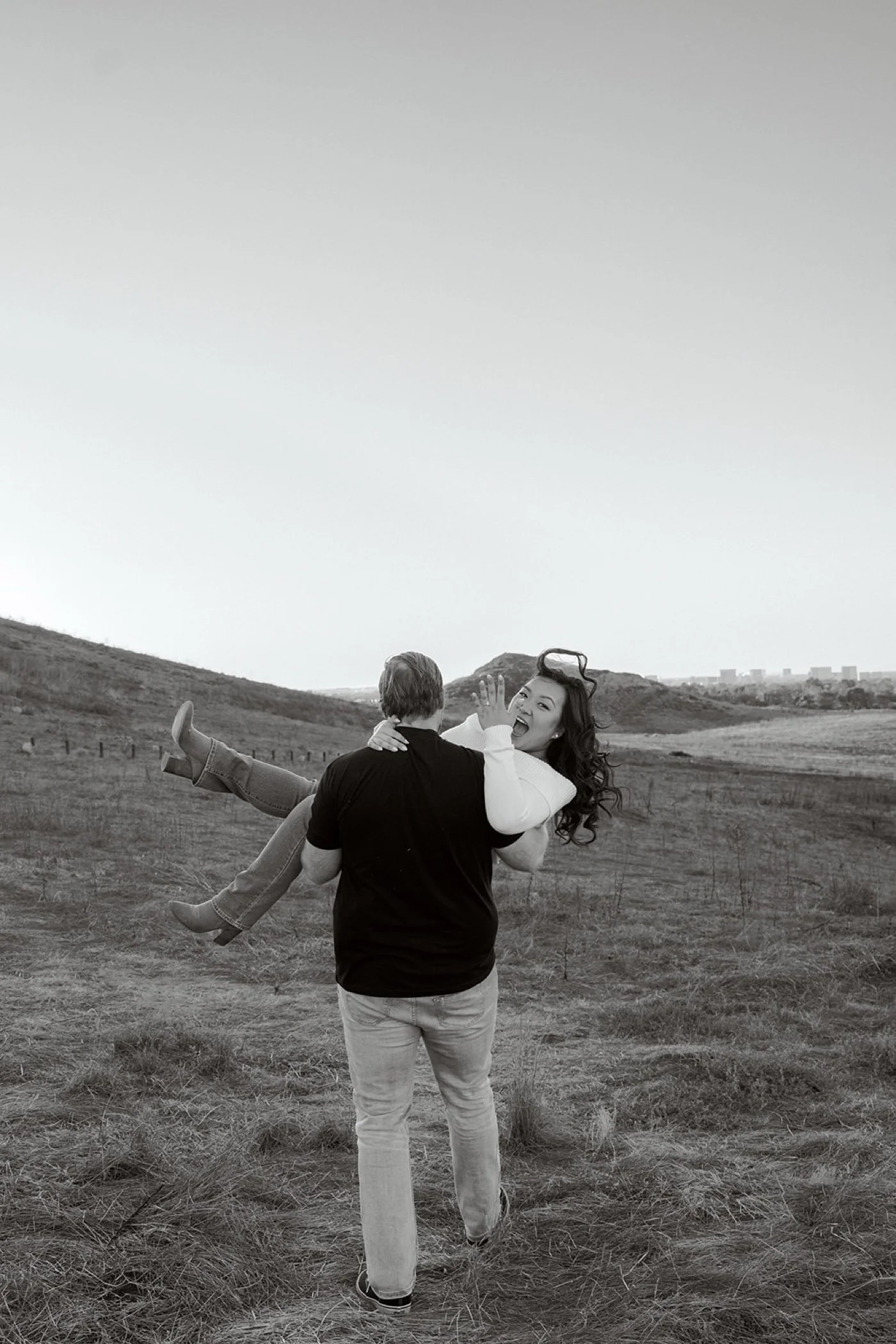 Quail Hill engagement portrait